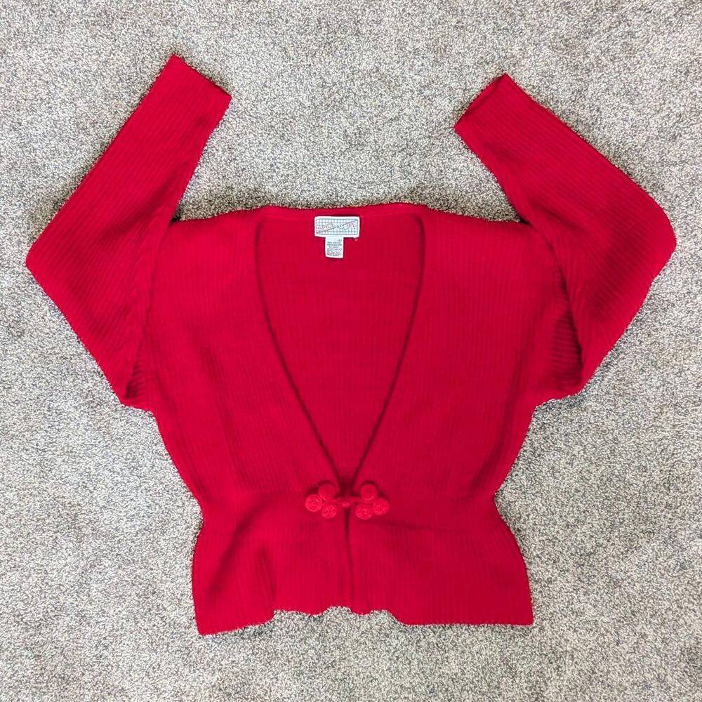 Unbranded Women's Red Cardigan